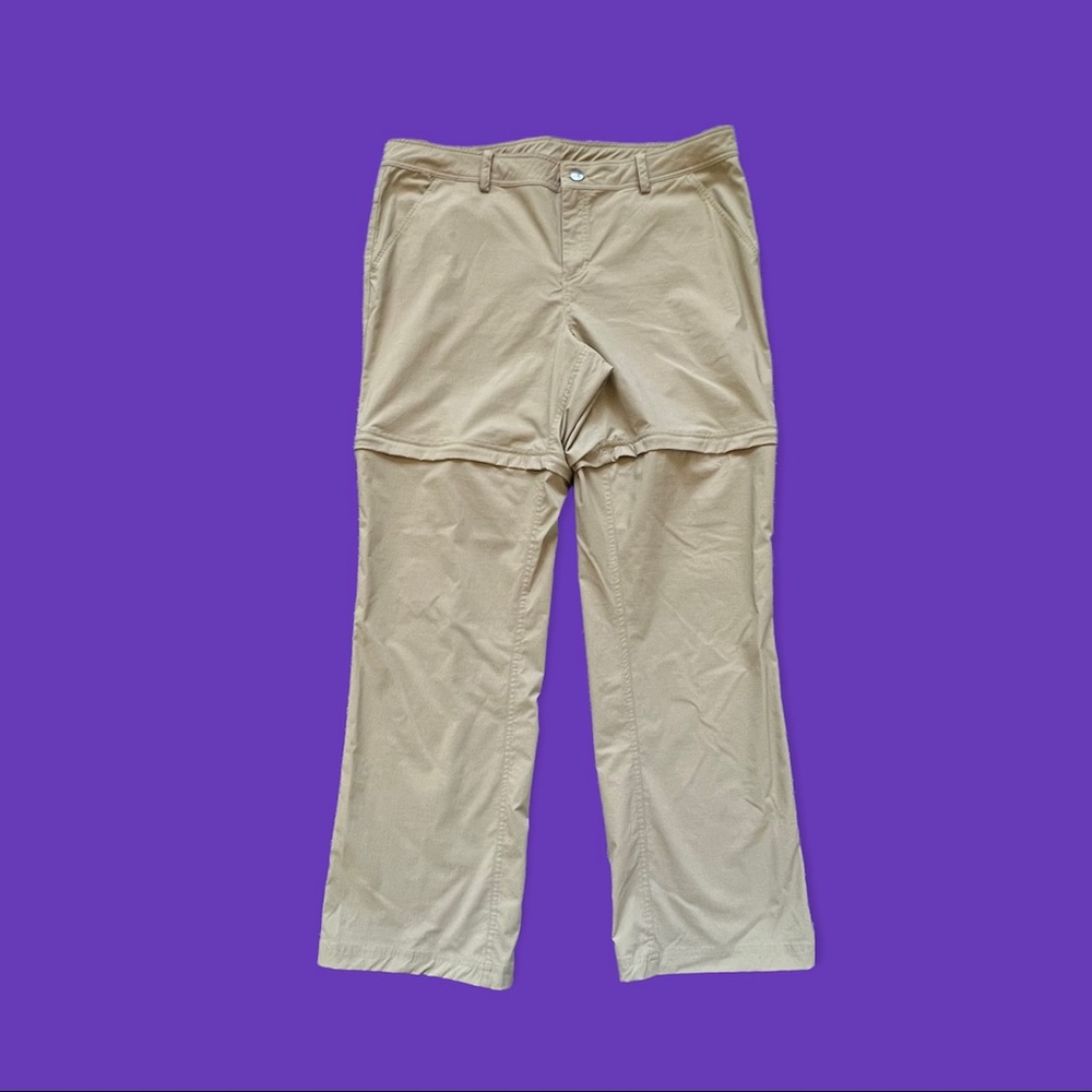 Allforth Convertible Pants Outdoor Khaki Nylon Women Size 14